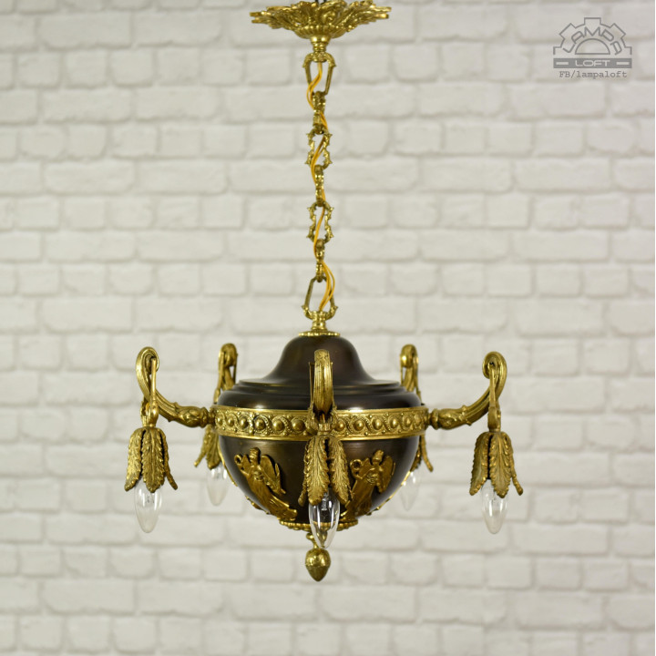 Żyrandol french Empire XIX