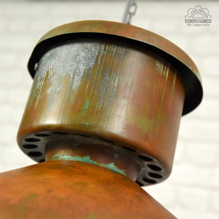 Lampa industrialna ORZ-1 z lat 60'