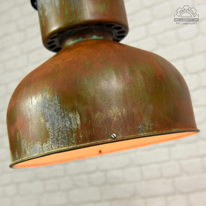 Lampa industrialna ORZ-1 z lat 60'