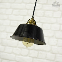 Niemiecka lampa emaliowana z lat 30'