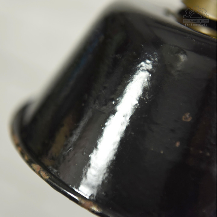 Niemiecka lampa emaliowana z lat 30'