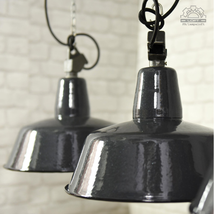 Lampy industrialne OBs-2 z lat 60'