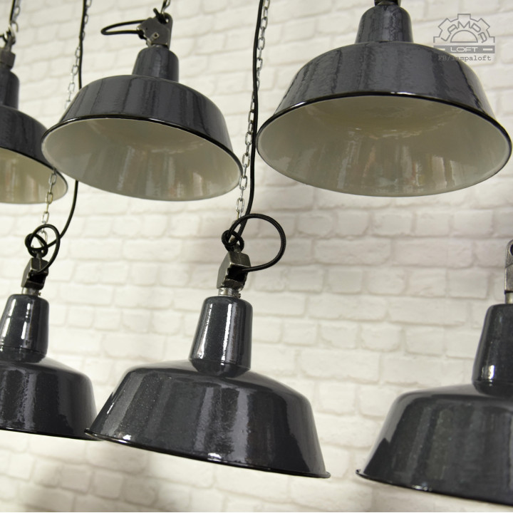 Lampy industrialne OBs-2 z lat 60'