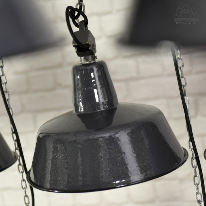 Lampy industrialne OBs-2 z lat 60'