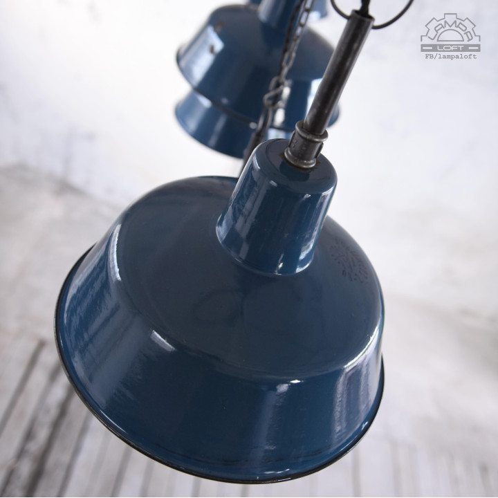 Lampa industrialna OB-2 z lat 50'