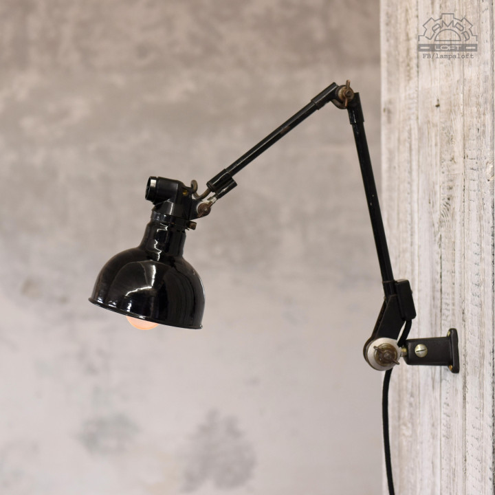 Lampa przegubowa Rademacher z lat 30'