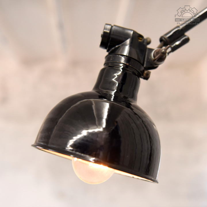 Lampa przegubowa Rademacher z lat 30'