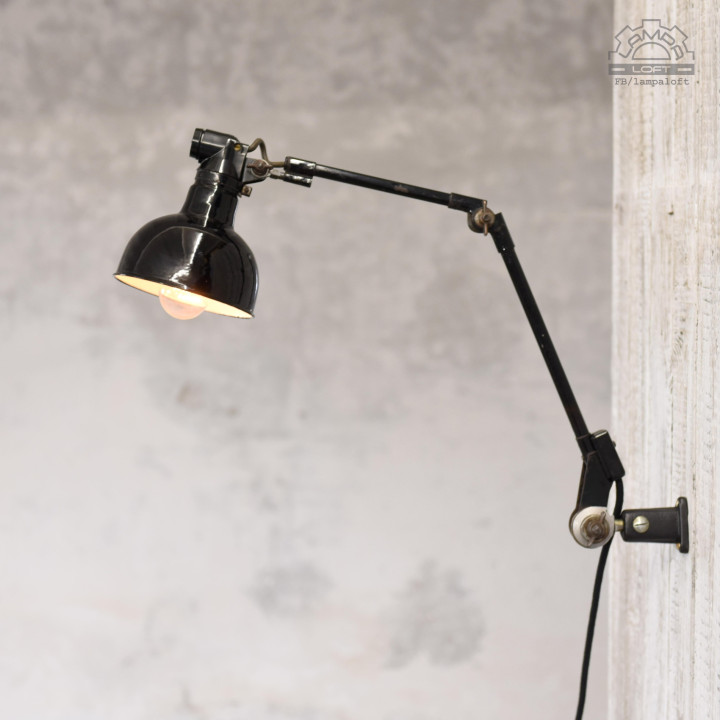 Lampa przegubowa Rademacher z lat 30'