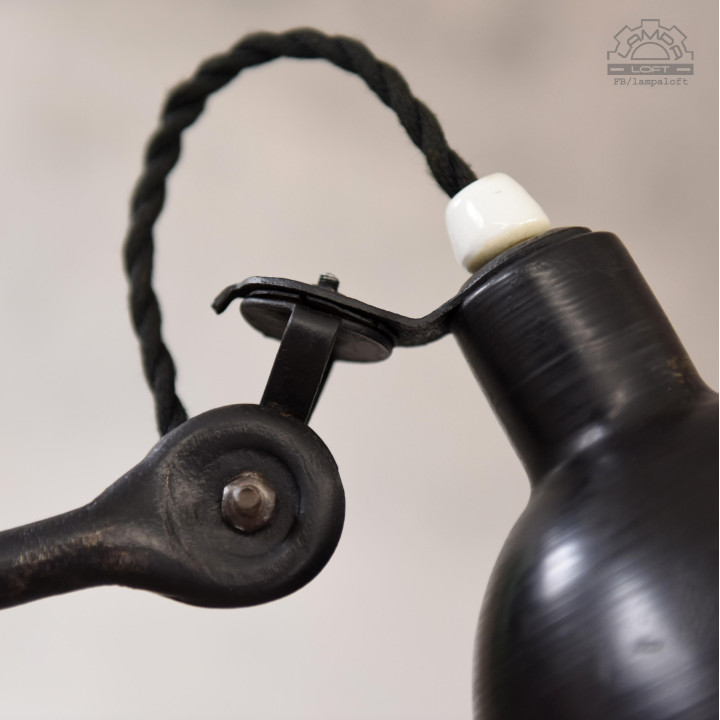Lampa przegubowa kreślarska z lat 50'