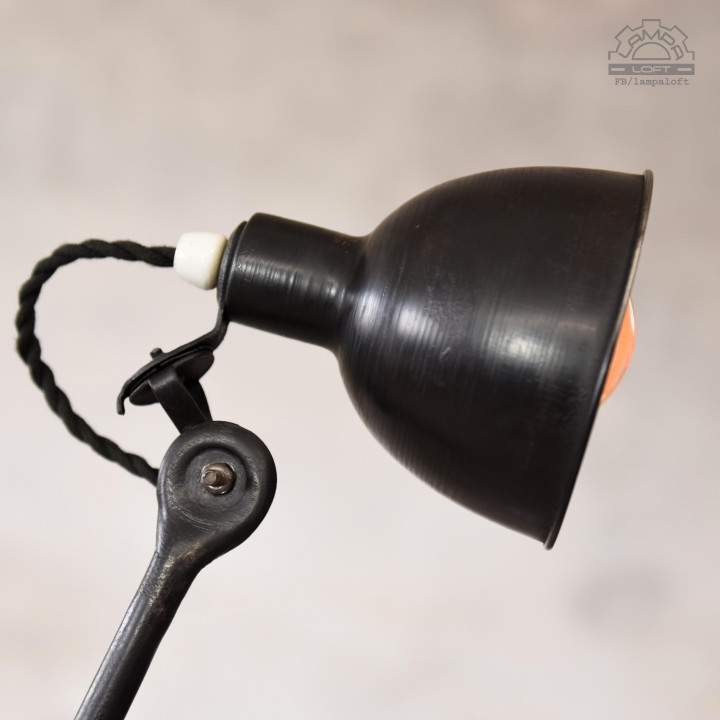 Lampa przegubowa kreślarska z lat 50'