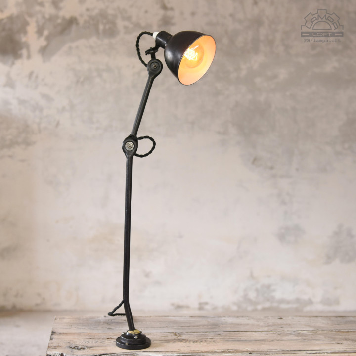 Lampa przegubowa kreślarska z lat 50'