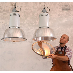 Lampy industrialne SIEMENS z lat 70'