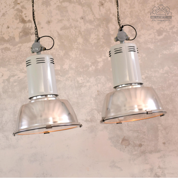 Lampy industrialne SIEMENS z lat 70'