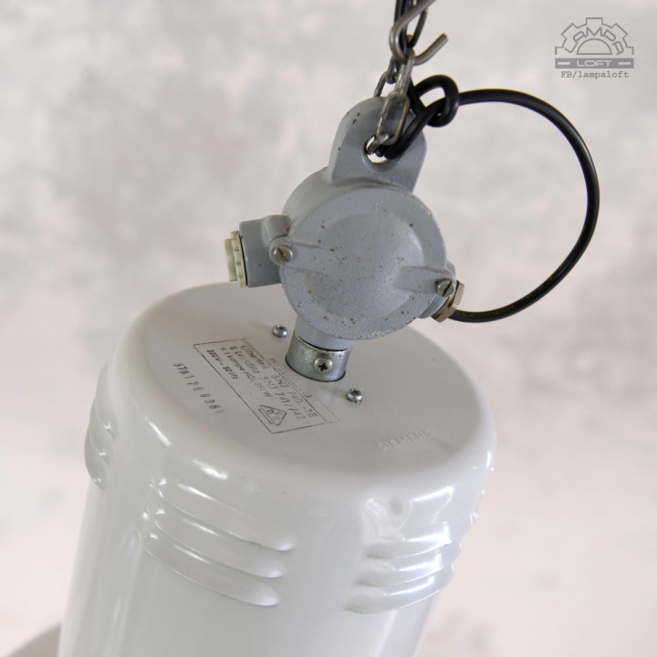 Lampy industrialne SIEMENS z lat 70'