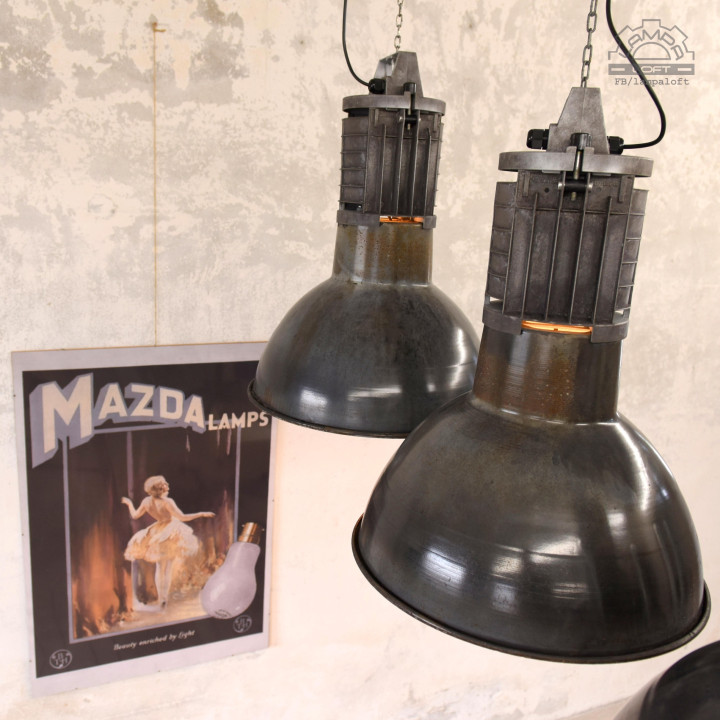 Lampy industrialne MAZDA z lat 50'
