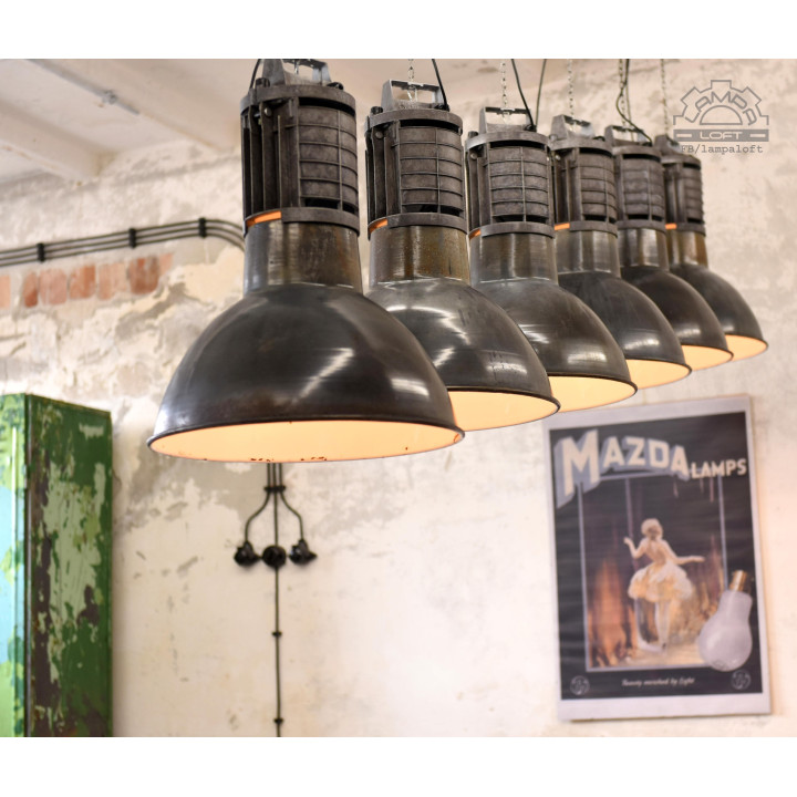 Lampy industrialne MAZDA z lat 50'