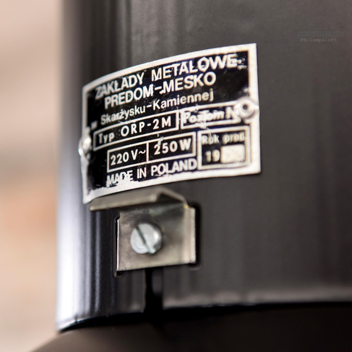 Lampy industrialne ORP-2M z lat 70'