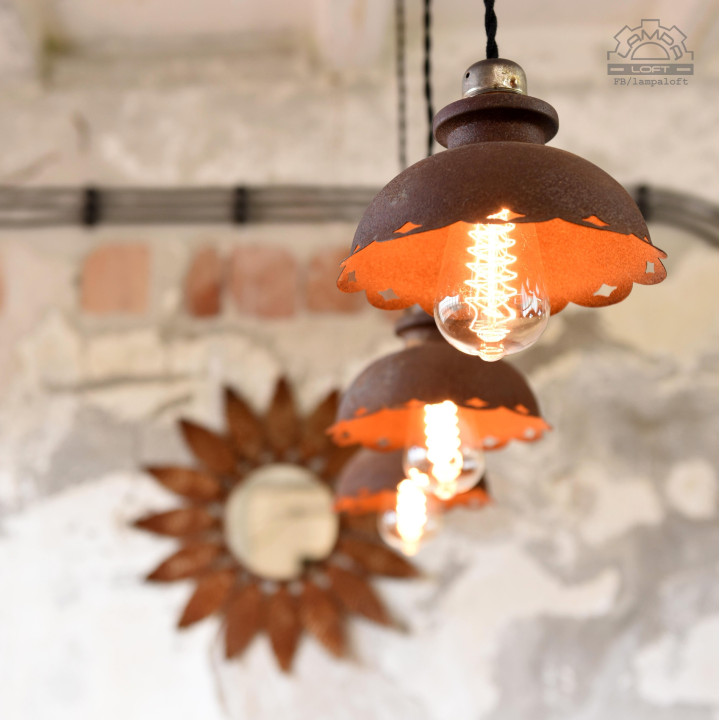 Lampy falbanki