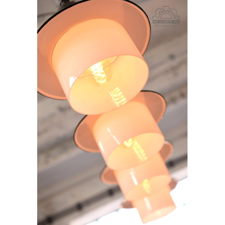 Lampa industrialna OŻk-1 z lat 50'