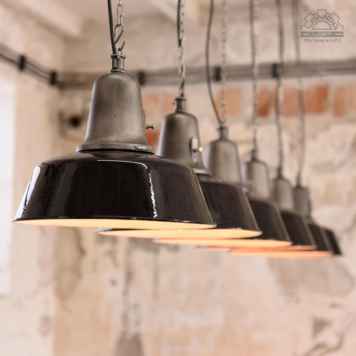 Lampy industrialne OŻb-1 z lat 50'