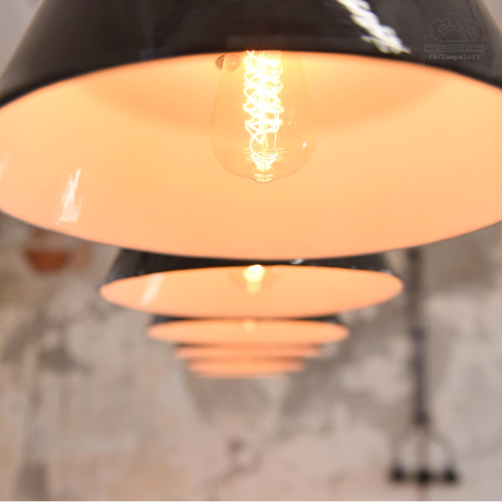 Lampy industrialne OŻb-1 z lat 50'