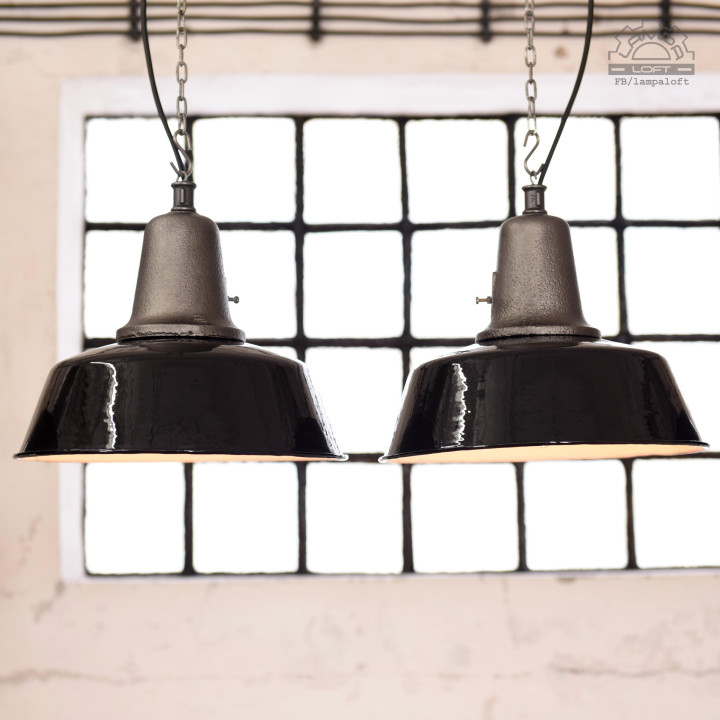 Lampy industrialne OŻb-1 z lat 50'