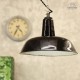 Lampa industrialna emaliowana z lat 30'