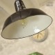 Lampa industrialna emaliowana z lat 30'