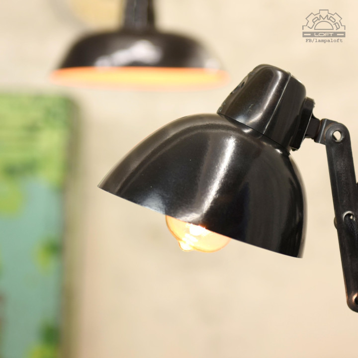 Lampa nożycowa LBL z lat 50'