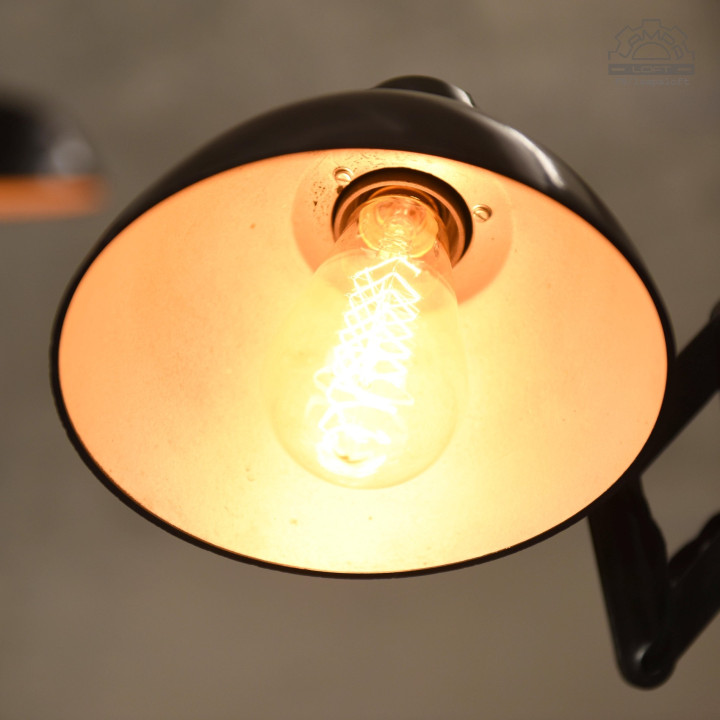 Lampa nożycowa LBL z lat 50'
