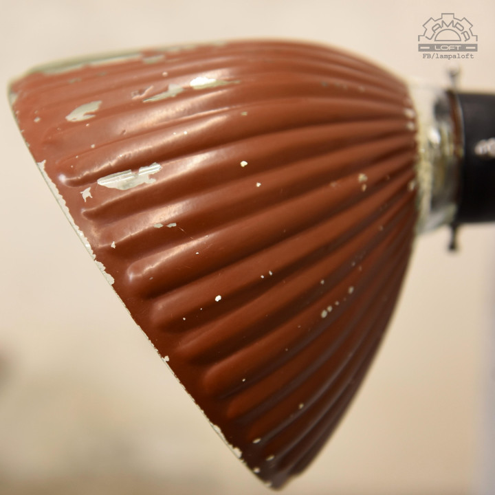 Czechosłowacka lampa lustrzana z lat 50'