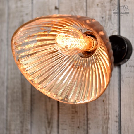 Czechosłowacka lampa lustrzana z lat 50'