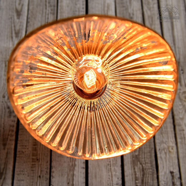 Czechosłowacka lampa lustrzana z lat 50'