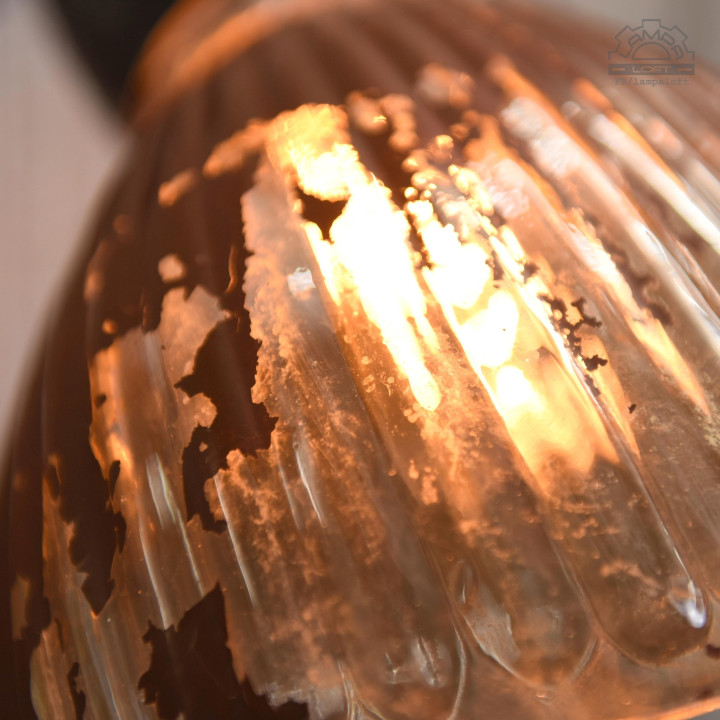 Czechosłowacka lampa lustrzana z lat 50'