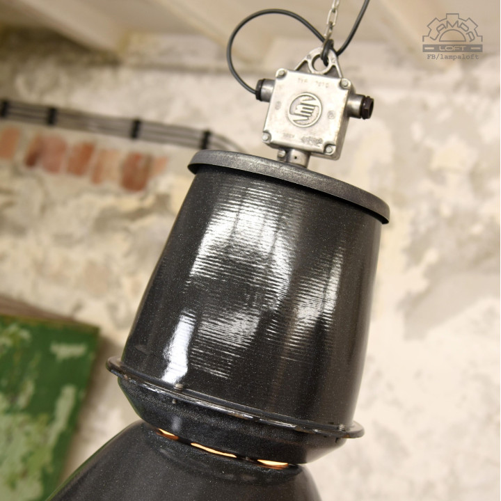 Ogromna lampy industrialne Elektrosvit z lat 60"