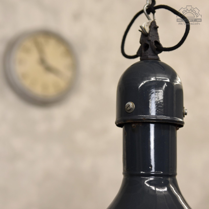 Węgierska lampa emaliowana z lat 50' EKA