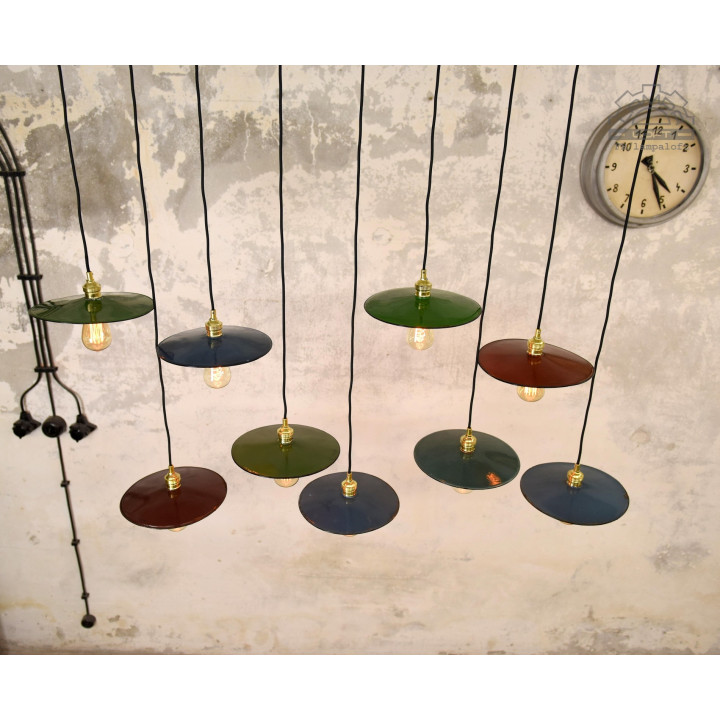Lampy industrialne z lat 60' talerzyki