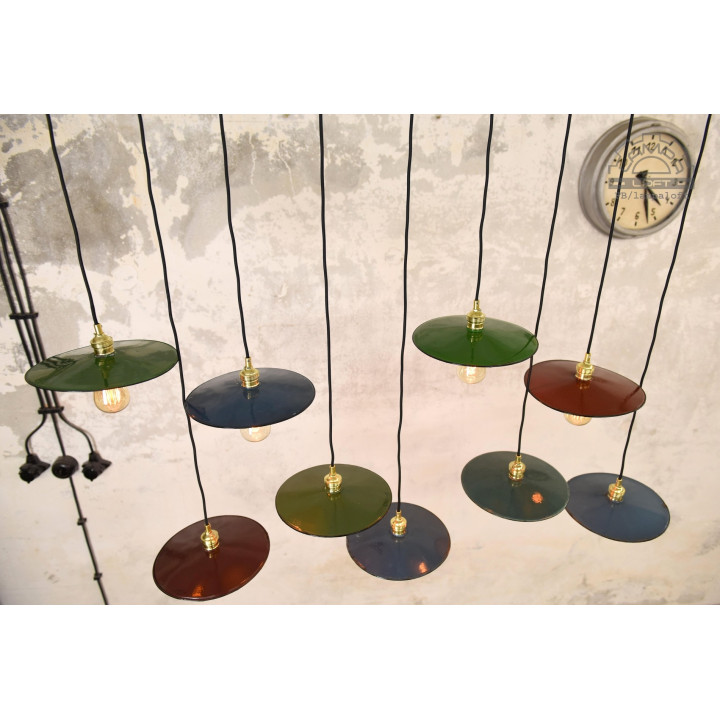 Lampy industrialne z lat 60' talerzyki