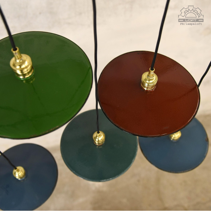 Lampy industrialne z lat 60' talerzyki