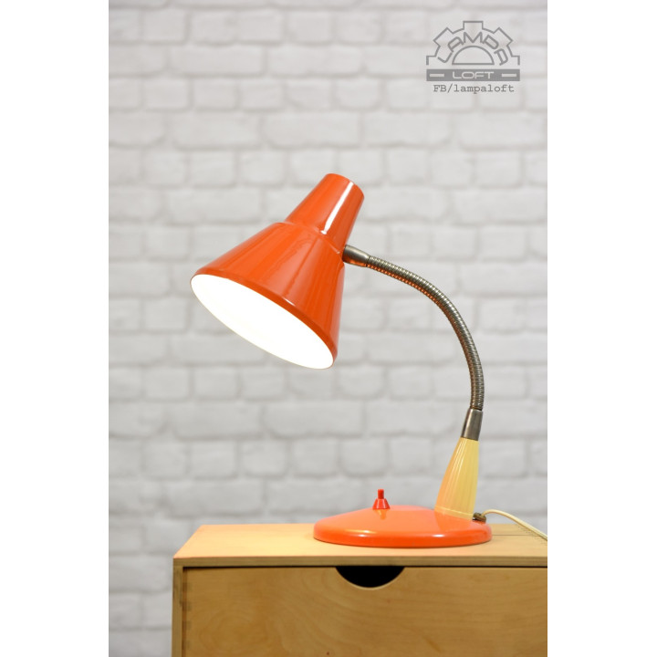 Lampa biurkowa Polam MEOS z lat 70'