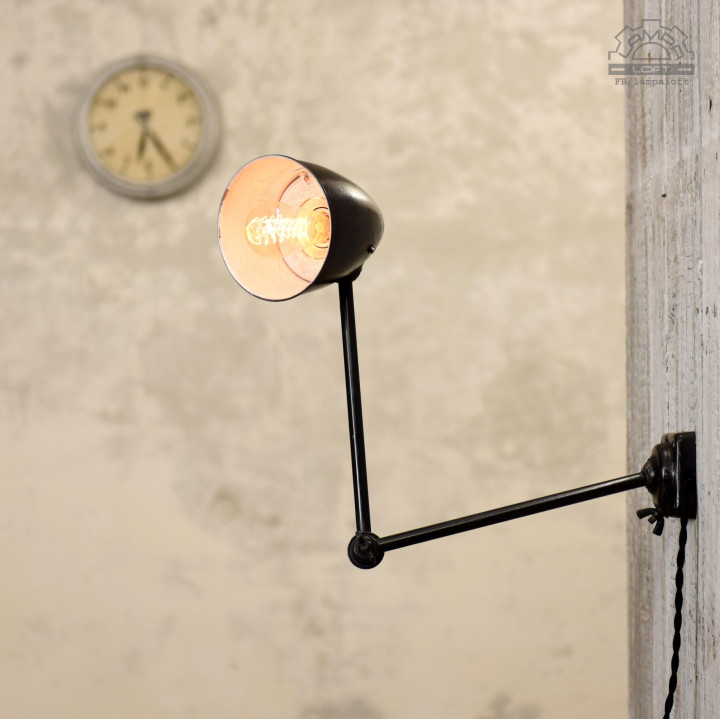 Lampa przegubowa z lat 70'