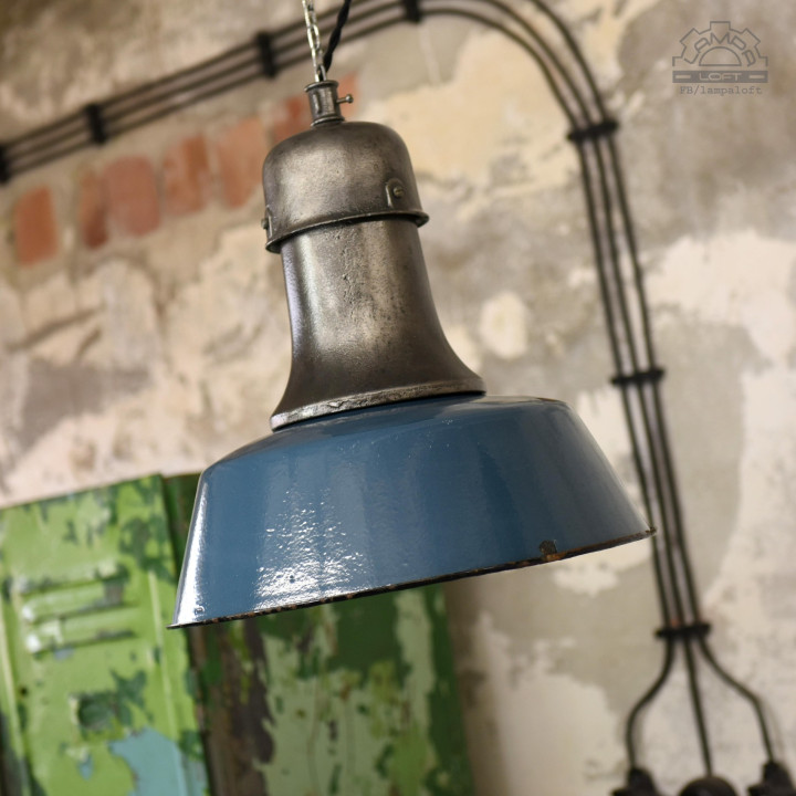 Lampa industrialna OŻb-3 z lat 50'