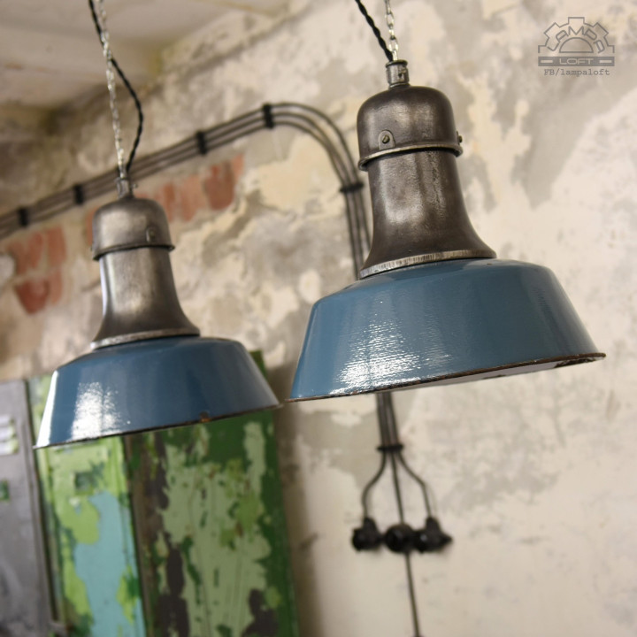 Lampa industrialna OŻb-3 z lat 50'