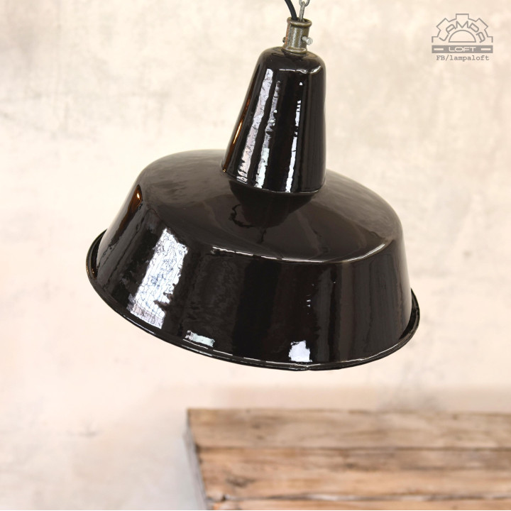 Lampa industrialna OBs-3 z lat 60'