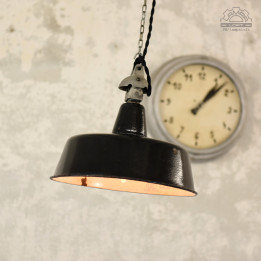 Niemiecka lampa industrialna LBL z lat 50'
