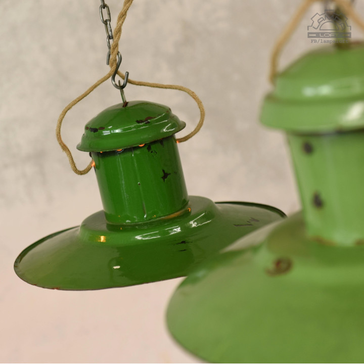 Radzieckie lampy industrialne z lat 60'