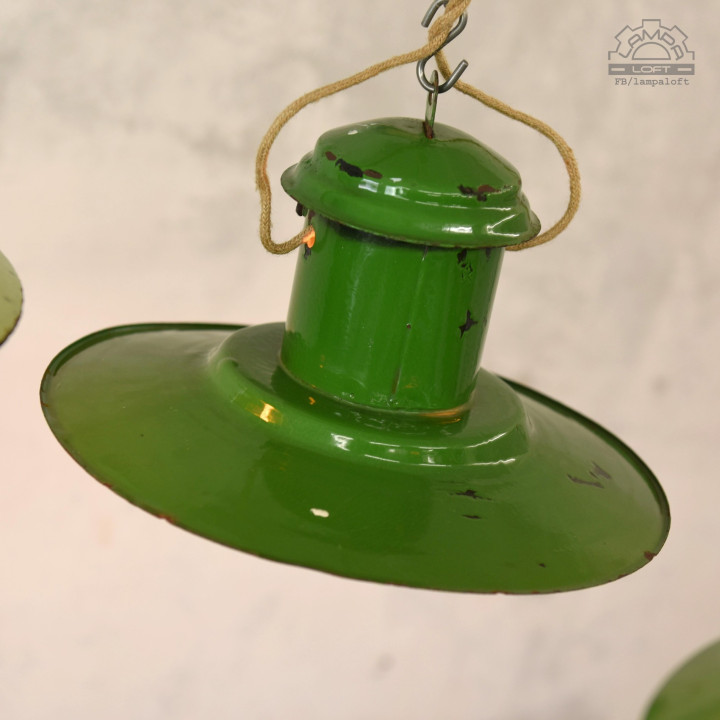 Radzieckie lampy industrialne z lat 60'