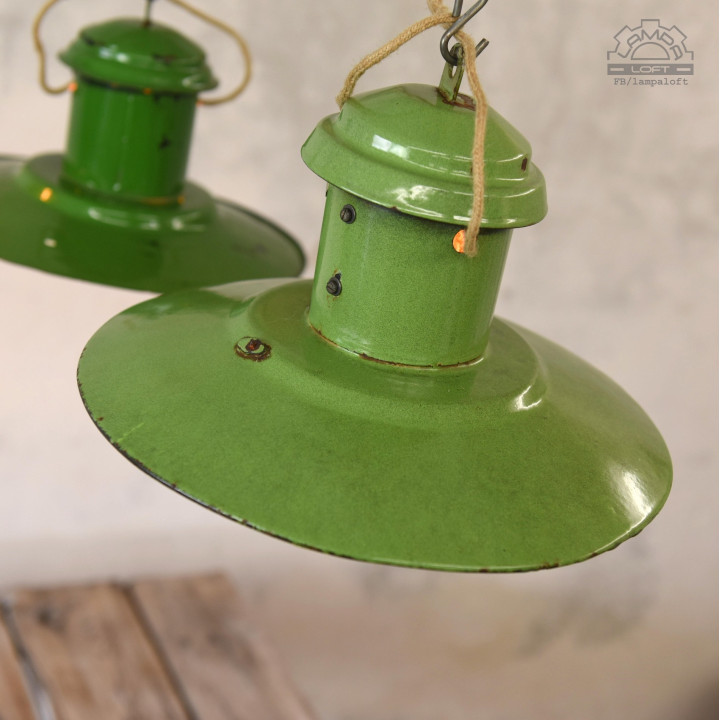 Radzieckie lampy industrialne z lat 60'