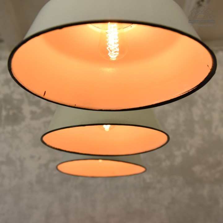 Lampy industrialne OBs-3 z lat 70'