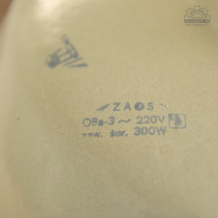 Lampy industrialne OBs-3 z lat 70'